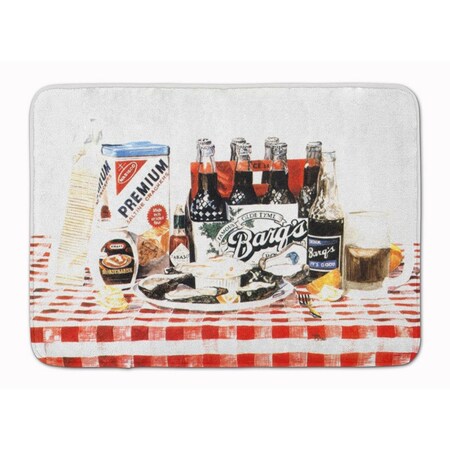 Carolines Treasures Barqs Oysters Machine Washable Memory Foam Mat 1004RUG